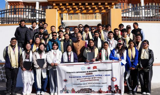 LG Kavinder Gupta Flags Off 30 Ladakh Students for Rashtriya Ekatmata Yatra 2026, Highlights SERU Initiative & ‘Ek Bharat, Shreshtha Bharat’ Vision.