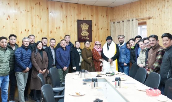UT Administration Ladakh bids farewell to Outgoing Administrative Secretary Michael M. D' Souza.
