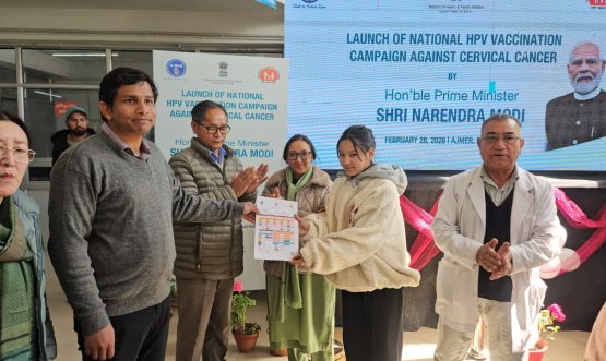 HPV Vaccination Programme Launched in UT Ladakh in Line with National Initiative to Prevent Cervical Cancer.