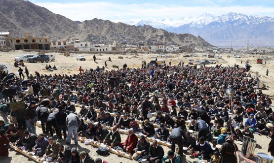 LG Secretariat makes special arrangements for devotees on Tangpe Cho-nga.
