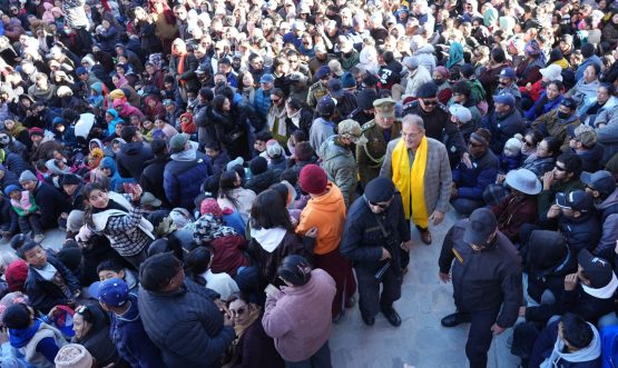 Lt. Governor Shri Kavinder Gupta attends Matho Nagrang Festival in Leh.
