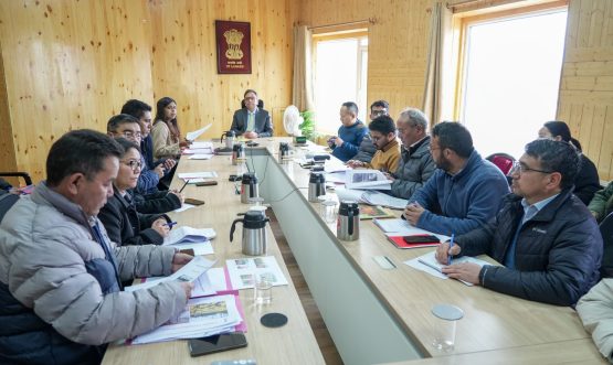 Chief Secretary Ashish Kundra reviews PMJVK Scheme Implementation in Ladakh.