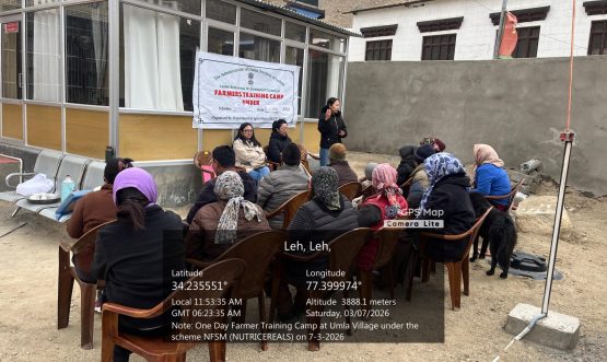 One Day Training Camp on NFSM (Nutricereal) Conducted at UMLA Village on 7 March 2026.