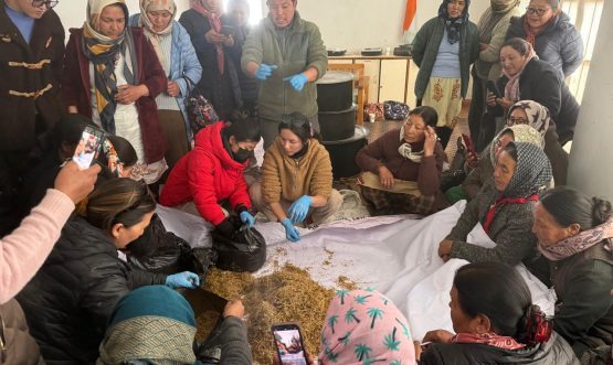 Report on Training-cum-Demonstration Programme on Mushroom Cultivation at Ama Tsokspa, Diskit Village