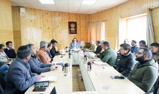 Chief Secretary chairs 7th Ladakh Broadband Committee meeting to review Connectivity Initiatives.