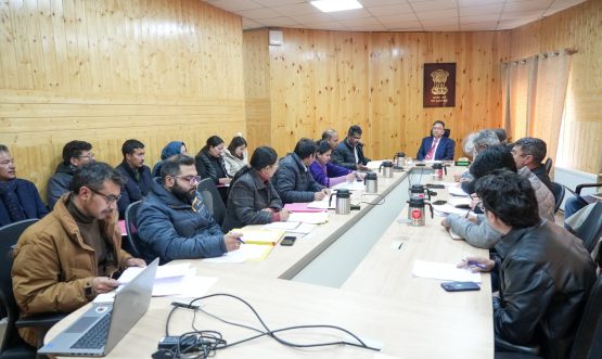 Chief Secretary reviews status of Recruitments, Promotions, and Vacancy Referrals in Ladakh.