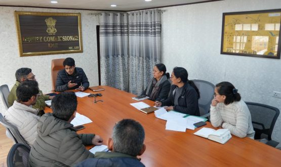 ADC Leh Chairs Meeting to Review Regulation and Monitoring of LPG Cylinders in Leh.