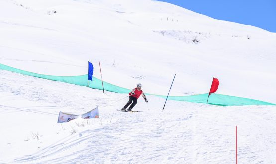 Inaugural Ceremony of Ladakh’s First-Ever State Open Snow Ski Championship Held at Umba Yarzah.