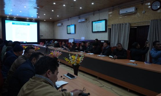 The District Election Office Leh conducted a hands-on training session on the Special Intensive Revision (SIR) at the DC Conference Hall.
