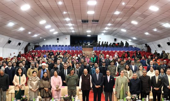 The Hon’ble Chief Justice of India, Justice Surya Kant, attended a Mega Camp and Awareness Programme on “Empowering Tribals through Legal Services and Defence Civil Action” at Rinchen Auditorium Hall, Leh.