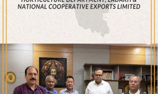 Horticulture Department, UT Ladakh and NCEL Sign MoU to Boost Agricultural Exports.