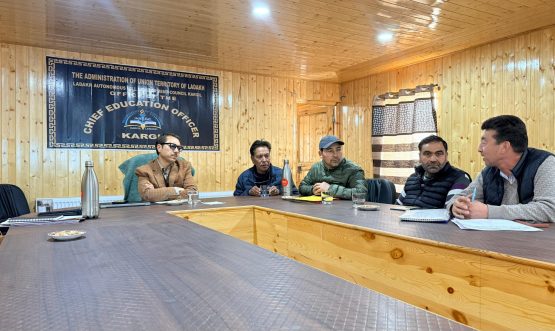 Director, School Education, reviews functioning of School Education Department of Kargil.