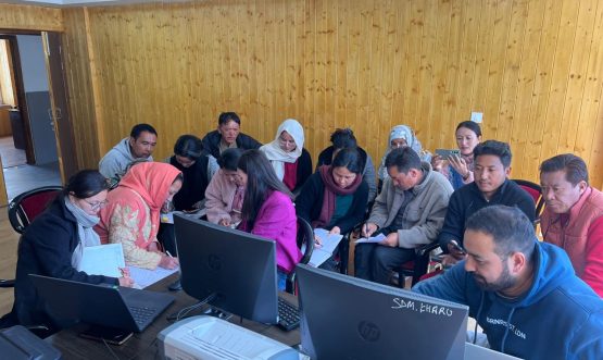 An e-Office training programme was conducted for the officers/ officials of the Sub Divisional Magistrate and Tehsildar Office, Kharu