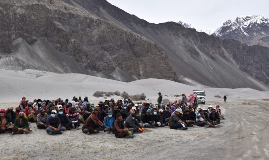 SDM Nubra Leads Subdivision-Wide Sanitation Campaign with Strong Community Participation.