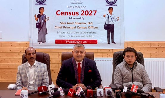 Amit Sharma unveils maiden Census 2027 roadmap in Ladakh after getting UT status & provisioning of two census data workstations to boost grassroot planning.