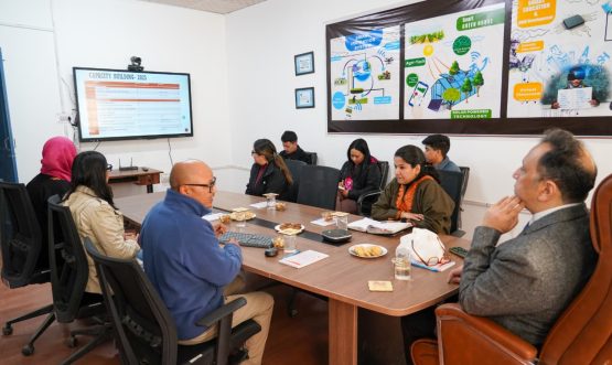Chief Secretary reviews innovation projects at NIELIT, Leh.