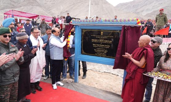 L-G Vinai Kumar Saxena launches Project Him Sarovar to strengthen water security in Ladakh