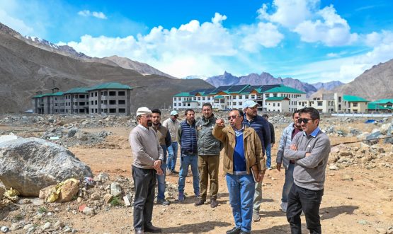 CEC Kargil Inspects Preparations at District Hospital Ahead of Hon’ble LG’s Visit.