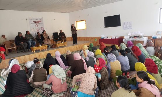 On the third day of Poshan Pakhwada, an event was successfully conducted at Chuchot with the active participation of more than 80 individuals