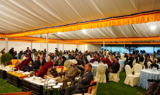 Pre-Launch Ceremony of “Exposition of the Holy Relics of the Tathagata” Held in Leh.