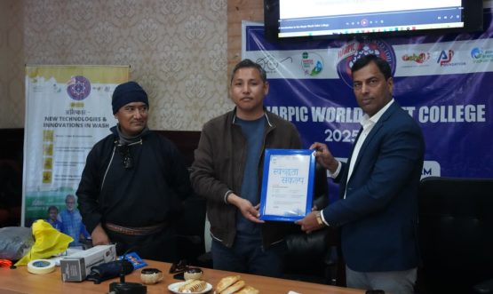 A one-day training program on sanitation and hygiene was successfully conducted at the Conference Hall, DC Office, Leh