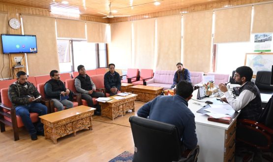 DC Kargil Reviews Implementation of Digital Learning Initiatives at Balvatika Level.