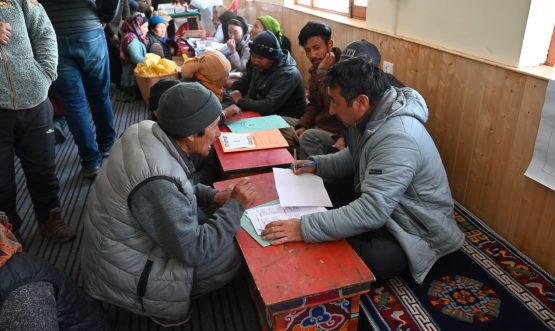 Weekly Khidmat-e-Awaam Outreach Camp Held at Tungri, Zanskar.