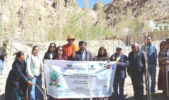 Earth Day 2026 celebrated with enthusiasm at Mahabodhi International School, Leh.