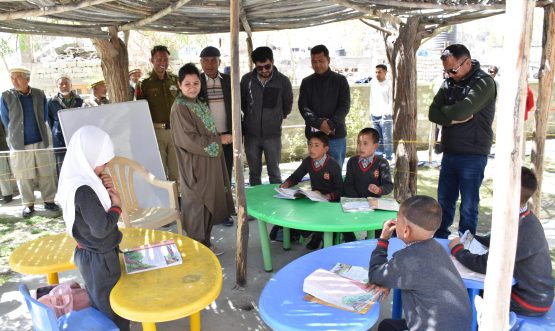 Administrative Secretary, School Education Conducts Extensive School Inspections and Community Interactions Across Nubra Sub-Division on Day Two of Tour.