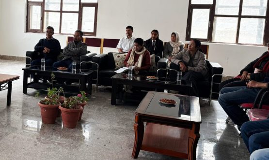 GDC Nubra Welcomes Secretary Higher Education, UT Ladakh for Campus Inspection and Interaction.