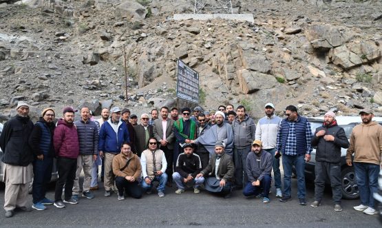 First Caravan of Ladakhi Pilgrims Flagged Off for Hajj 2026 from Kargil.