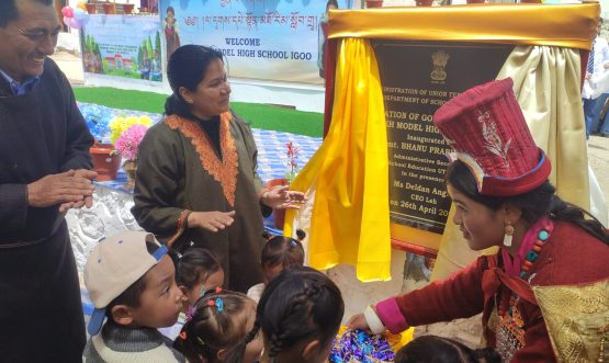 Inauguration of Ladakh Model High School Igoo held with enthusiasm.