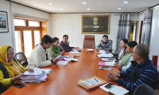 Review Meeting on Vibrant Villages Programme-I Held at DC Office Leh.