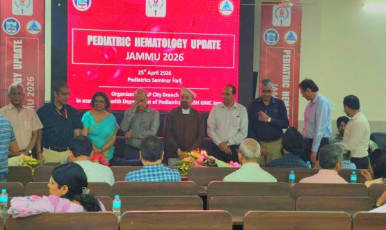 CEC LAHDC Kargil Dr. Mohd Jaffer Akhoon Attends ‘Haematology Update’ Conference at SMGS Hospital Jammu as Chief Guest.