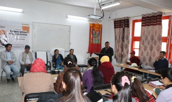 A two-day Orientation and Training Programme under the National AYUSH Mission, Leh, was successfully conducted in collaboration with the Sowa-Rigpa Medical College & Hospital and the Central Institute of Buddhist Studies (CIBS), Choglamsar, Leh.