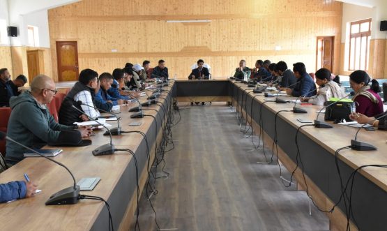 The Deputy Commissioner, Nubra, Shri Mukul Beniwal, IAS, convened an introductory meeting with officers and officials of the Nubra, including the newly appointed Superintendent of Police, Nubra, Shri Stanzin Losal, JKPS, following his assumption of charge.