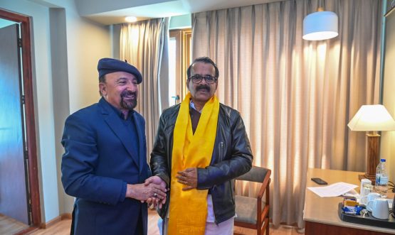 CEC Kargil, Dr. Mohd Jaffer Akhoon calls upon Minister of State for Minority Affairs and Fisheries, Animal Husbandry and Dairying, Shri George Kurian.
