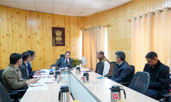 Chief Secretary reviews Functioning of Geology & Mining Wing in Ladakh.
