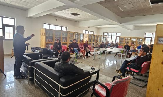 Talk on International Gold Standard Held at GDC Nubra Library.