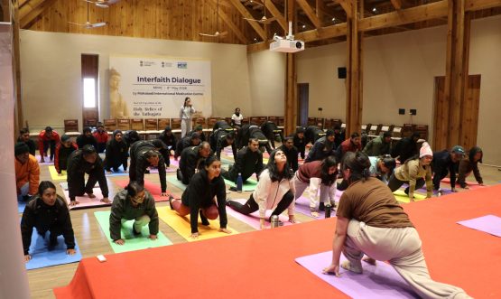 Yoga & Meditation Session Continues on Fifth Day at MIMC.