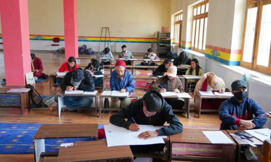 On the second day of the three-day workshop organised by the Central Institute of Buddhist Studies in connection with the Sacred Exposition of the Holy Relics of the Tathagata in Leh.
