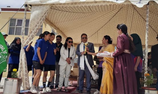 Chief Secretary Ashish Kundra inspires Young Athletes at DPS SPORTATHON.