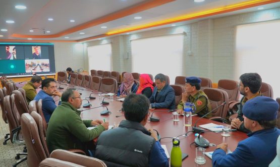 CEC Kargil Chairs High-Level Review Meeting for Sacred Buddha Relics Exposition in Zanskar.