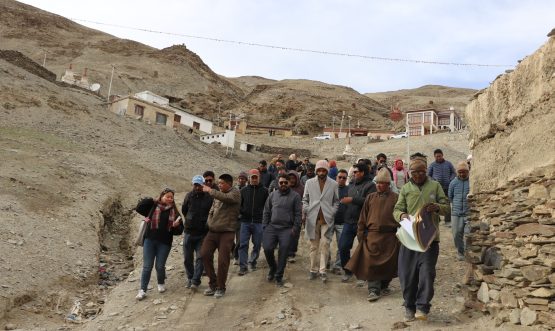 Deputy Commissioner Leh, Romil Singh Donk, along with Deputy Commissioner Changthang, Nitish Rajora, visited Chumur, the first village of Changthang district situated along the Indo-China border.