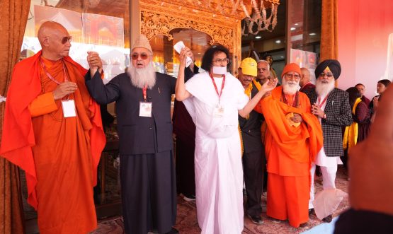 Interfaith Leaders Unite at Sacred Relic Exposition in Leh, Call for Global Peace and Harmony.