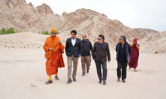 Secretary PWD inspects preparations at MIMC ahead of major Yoga celebration.