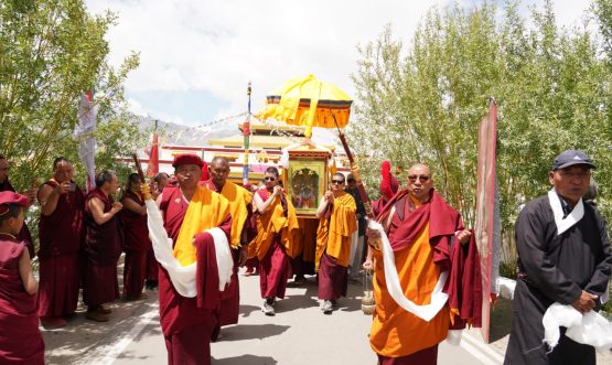 Peace Walk and Bum-sKhor Procession Draws Large Gathering in Choglamsar.