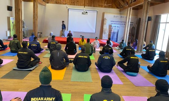 Day 12 of Yoga Session Conducted at MIMC by Yoga Expert Rohit Rawat.