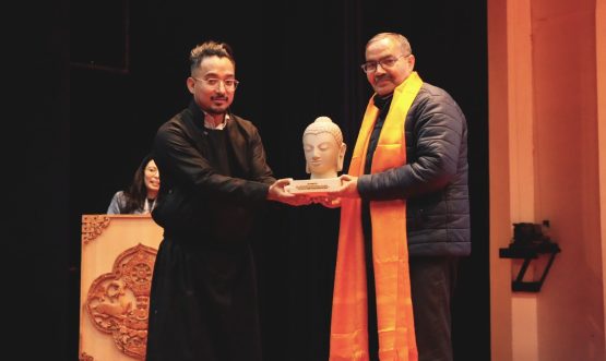 Modern Science & Buddhist Philosophy Lecture by Ven. Geshe Dorji Damdul at Central Institute of Buddhist Studies (CIBS).