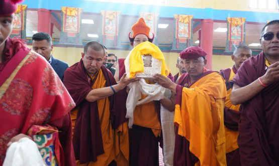 Holy Relics of Lord Buddha Received at Sindhu Ghat after 2-Day Sacred Exposition at Zanskar.